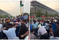 Heading: Viral Video: Conflict in Mohali between Africans and truck driver sparks public reaction [WATCH] NTI