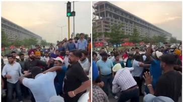 Heading: Viral Video: Conflict in Mohali between Africans and truck driver sparks public reaction [WATCH] NTI