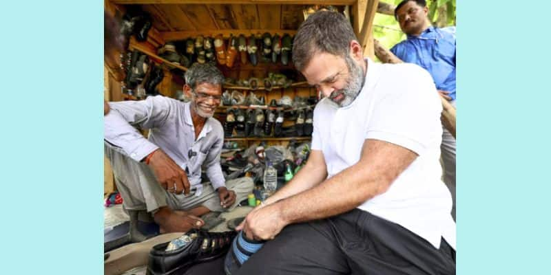 UP cobbler Ram chet turns down  RS 10 lakh offer for slipper stitched by Rahul Gandhi