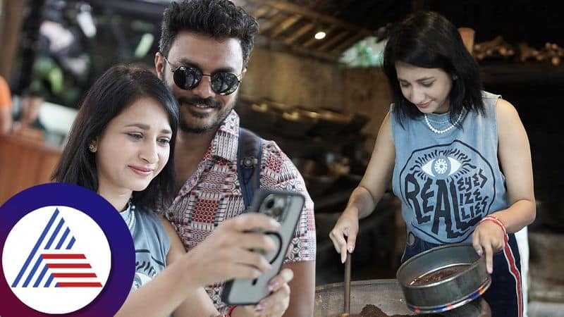 Manvitha Kamatha shares beautiful pictures with husband from Bali pav