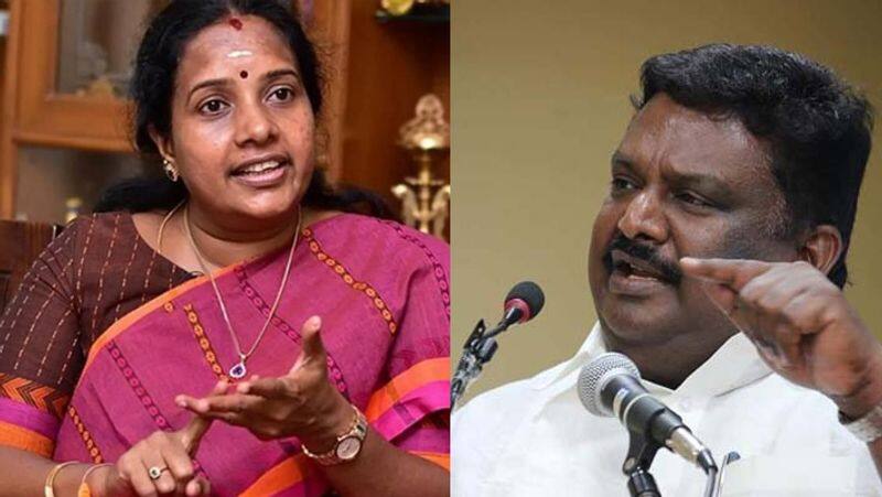 vanathi srinivasan Slams minister sivasankar tvk