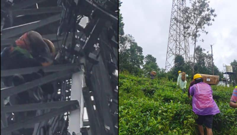 Wayanad Landslide Telecom operators are working round the clock to augment telecom network in Mundakkai Video