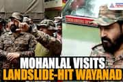 Mohanlal Visits Landslide-Hit Wayanad, Meets Territorial Army Officers WATCH anr