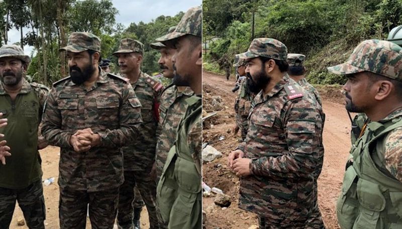 Mohanlal announces Rs 3 cr for rehabilitation after visiting landslide-hit Wayanad dmn