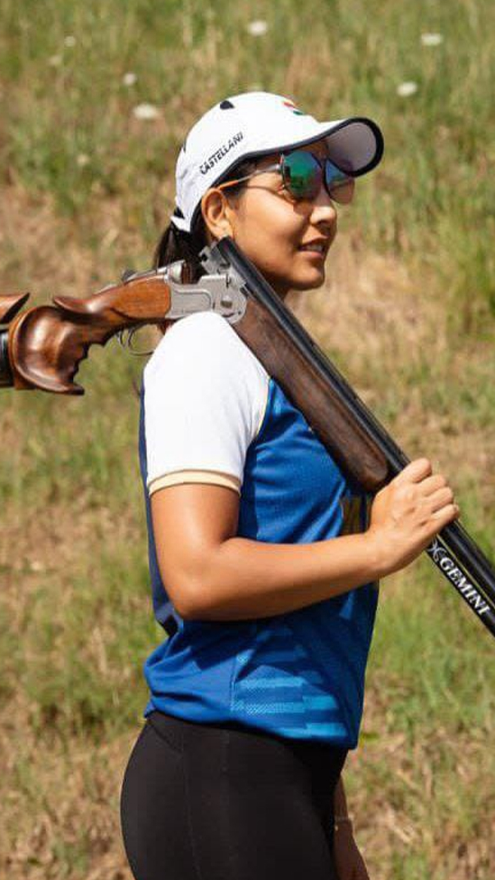 Indian Shooting Skeet Mixed Team Maheshwari Chauhan and Anantjeet Singh Naruka Loss Against China pair by 43-44 at Paris 2024 Olympics rsk