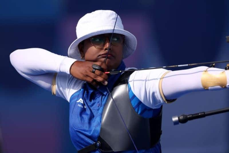 deepika kumari into the quarter finals of archery in paris olympics