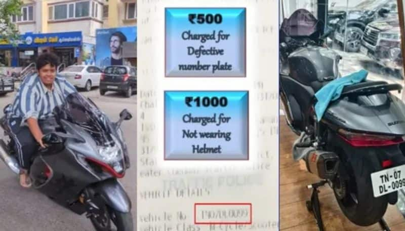 Chennai police fined youtuber irfan for not wearing helmet ans