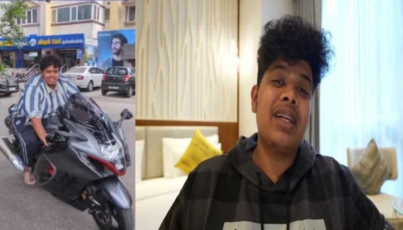 Chennai police fined youtuber irfan for not wearing helmet ans