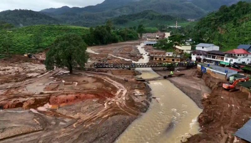 wayanad landslide disaster next level search Drone survey of disaster-affected areas 