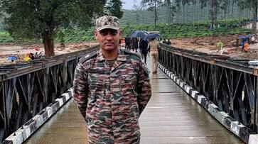 indian army built 190 feet baily bridge in wayanad major aneesh mohan