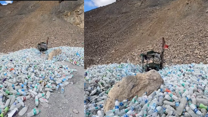 water bottle offer to this ladakh haunted temple watch video mrq