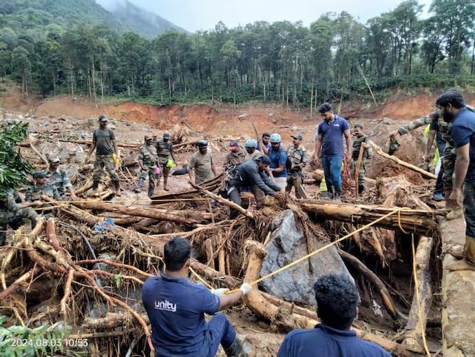 వయనాడ్‌లో ఆరో రోజు సహాయ చర్యలు