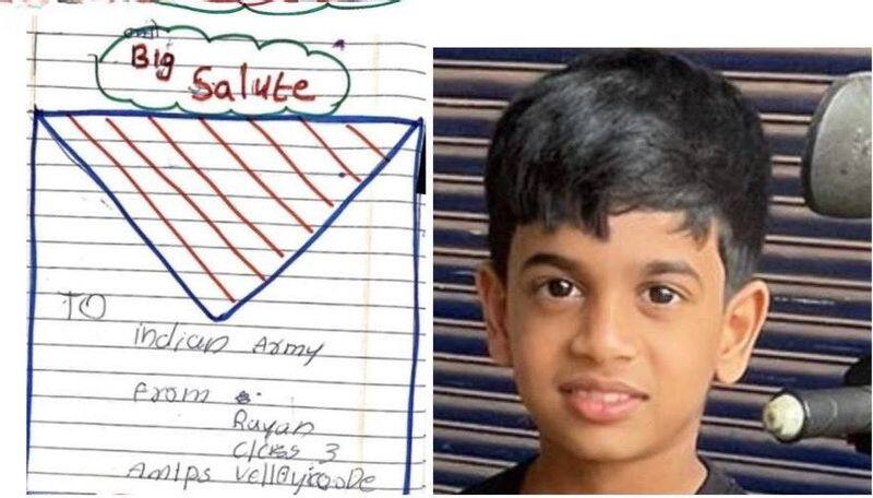 Kerala Wayanad Landslide Rescue Operations: Heartwarming Letter from 3rd Grader Ryan to Indian Army.. A Note of Gratitude and Inspiration GVR