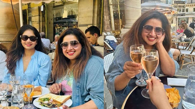 Kavitha Vijayakumar Paris Vacation with Diya Viral photos gan