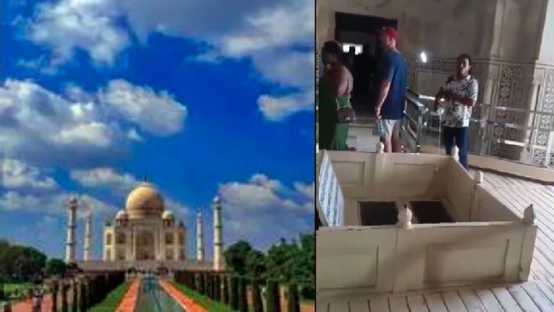 Two arrested for offering Ganga water at Taj Mahal accused told It is a Shiva temple, hence Ganga water offered akb