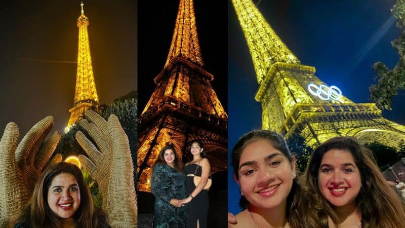 Vanitha sister Kavitha Vijayakumar Paris Trip Photos gan