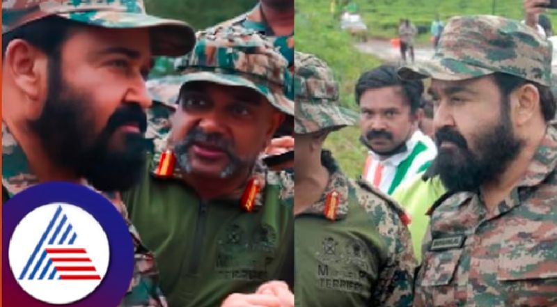 Malayalam superstar actor mohan lal visits Wayanad landslides donate 3crore rehabilitation rav