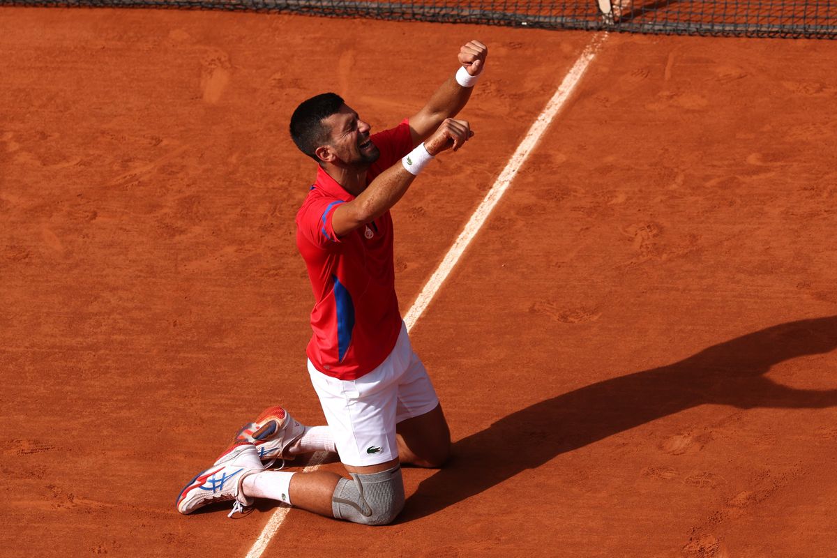 Novak Djokovic won the men's singles final In Tennis Event at the Paris 2024 Olympics and won the gold medal for the first time in Olympic history rsk