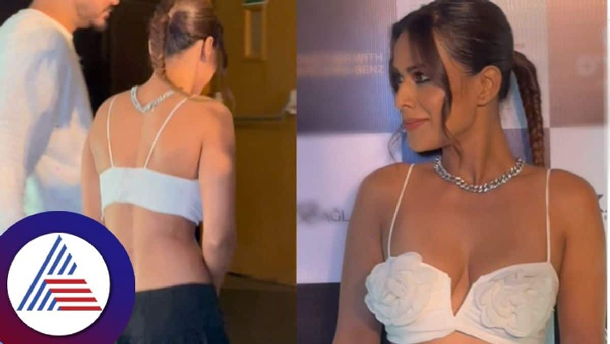 Bollywood actress Nia sharma wear white bralette top at Mumbai event and gets trolled vcs