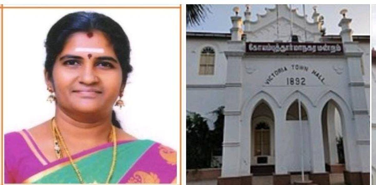 Ranganayaki was elected as Coimbatore Mayor unopposed KAK