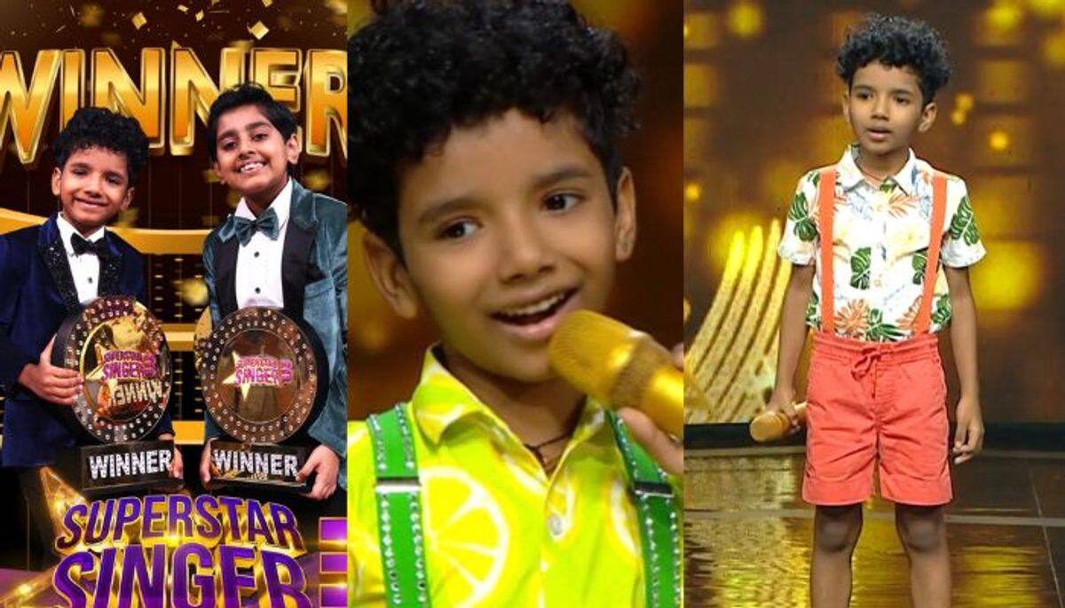 kerala s avirbhav And Atharv Bakshi win Superstar Singer season three 2024 mrq