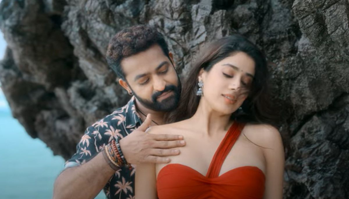 ntr and janhvi kapoor devara song getting trolled ksr 