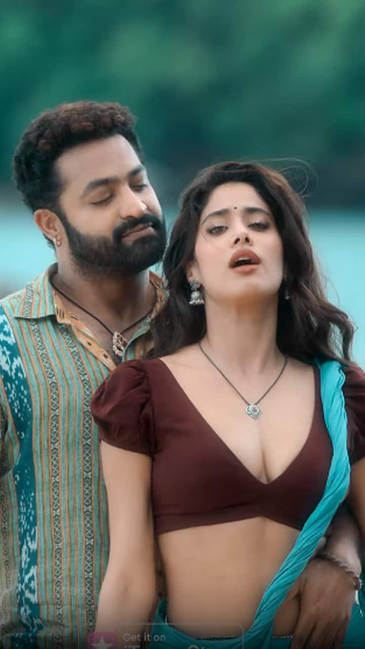 Janhvi Kapoor and Jr NTR  Chemistry In Devara Song Dheere Dheere