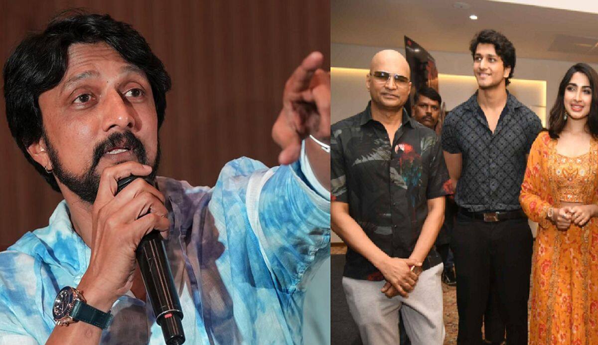 kichcha sudeep talks over samarjit lankesh starrer guari film and indrajit lankesh gvd