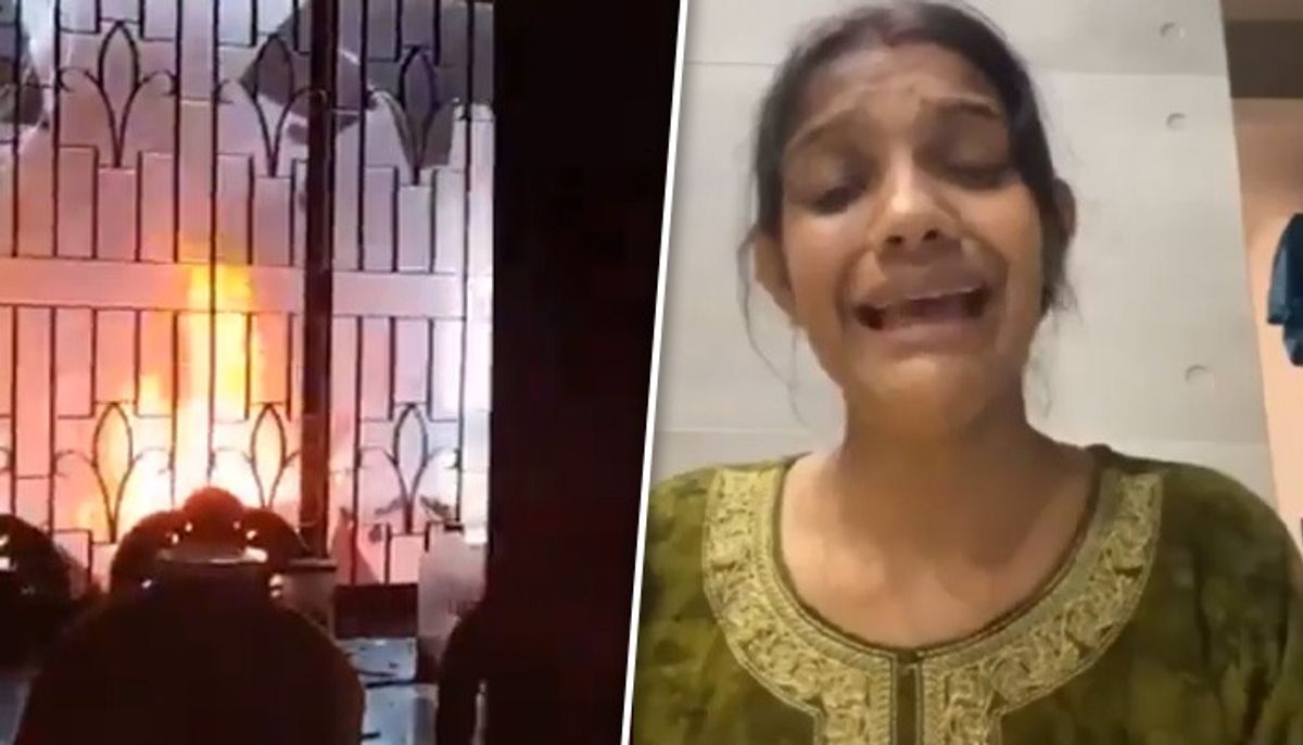 Bangladesh unrest Bangladeshi Hindu woman heart wrenching video amid genocide claims surfaces claims death threats WATCH