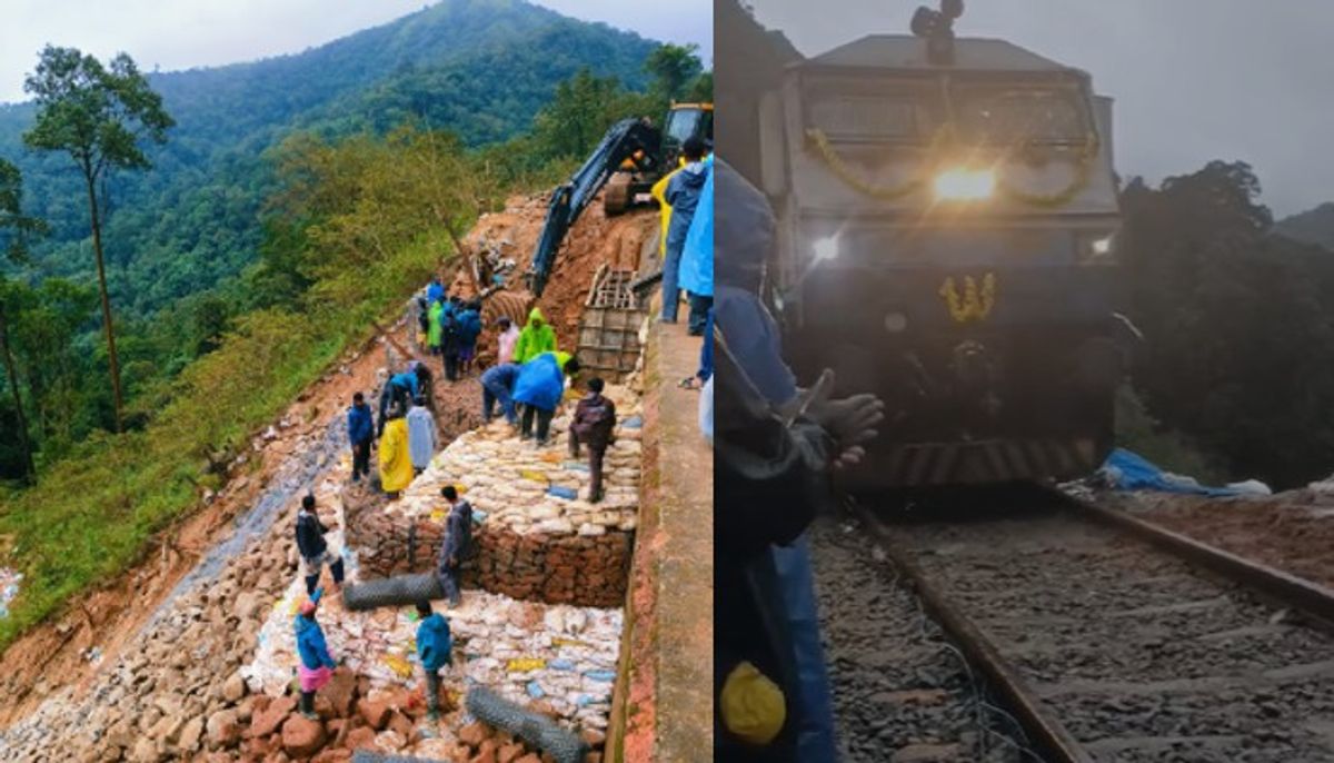 Bengaluru Mangaluru railway service suspended until August eight as land collapses near Edakumeri vkp