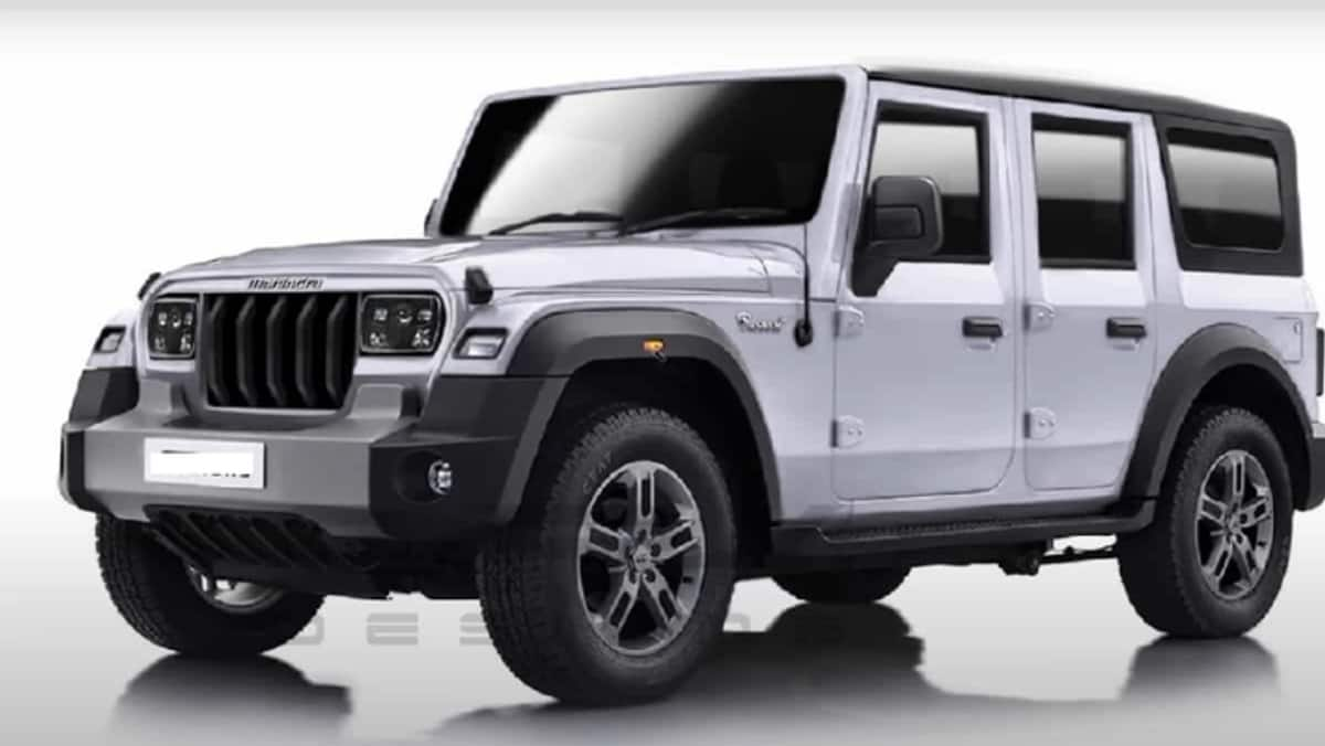 New Mahindra Thar Roxx revealed in a new white paint option