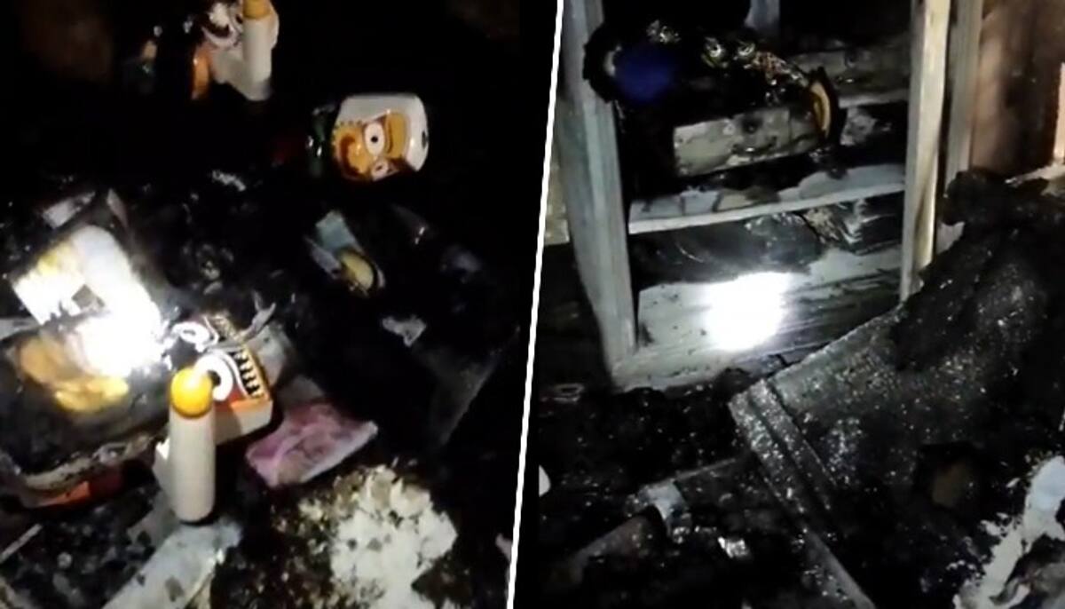 Bangladesh Unrest: ISKCON temple attacked in Meherpur; Idols of deities set on fire [WATCH] anr