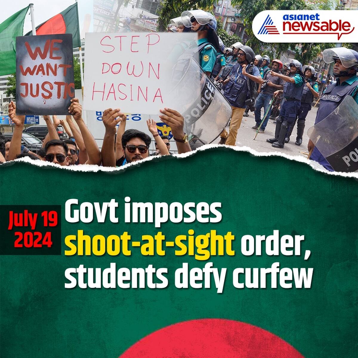 From job quota row to Sheikh Hasina's fall: Detailed timeline of Bangladesh student protests in graphics snt