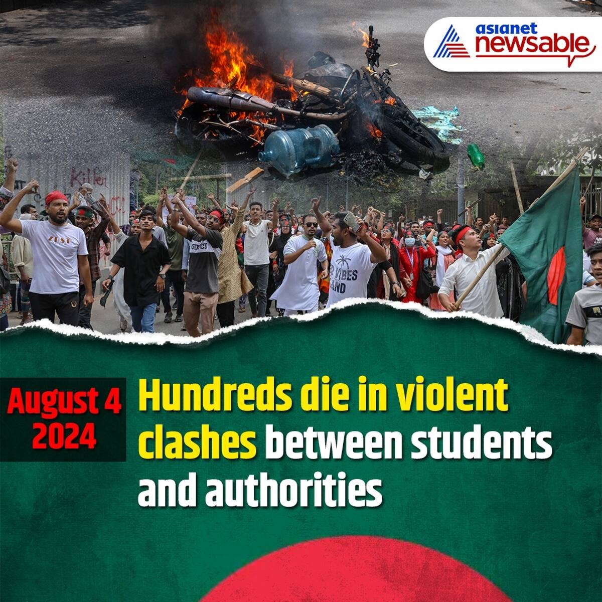 From job quota row to Sheikh Hasina's fall: Detailed timeline of Bangladesh student protests in graphics snt