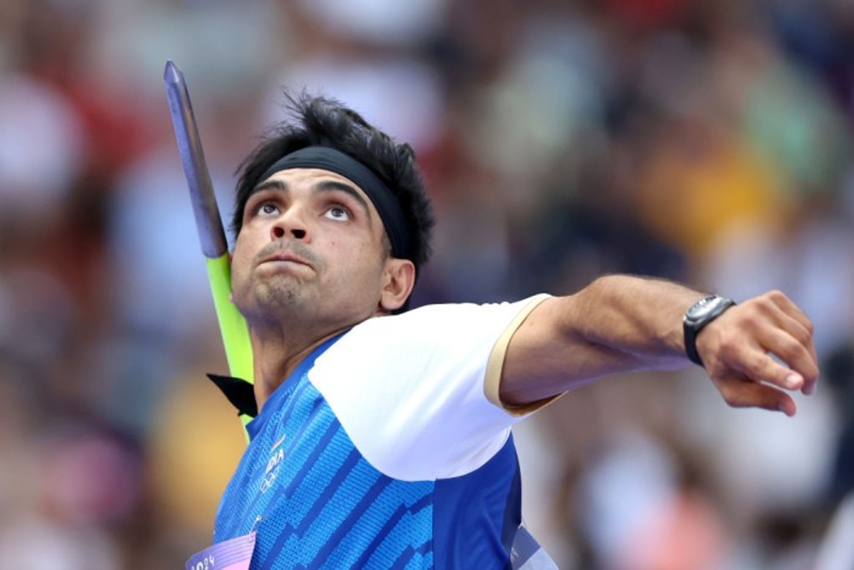 Neeraj Chopra Reached Final after his First attempt best throw is 89.34m in Javelin Throw Qualification Round at Paris Olympics rsk