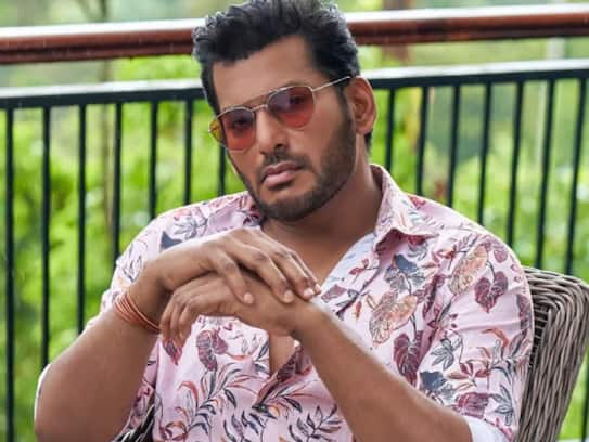 Tamil actor Vishal fainted on stage.. what happened? in telugu rma