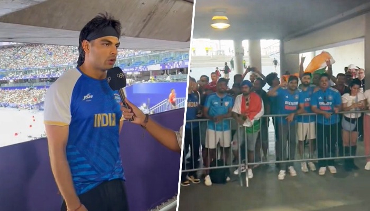 Paris Olympics 2024: Indian fans cheer wildly for Neeraj Chopra after javelin star storms into finals (WATCH) snt