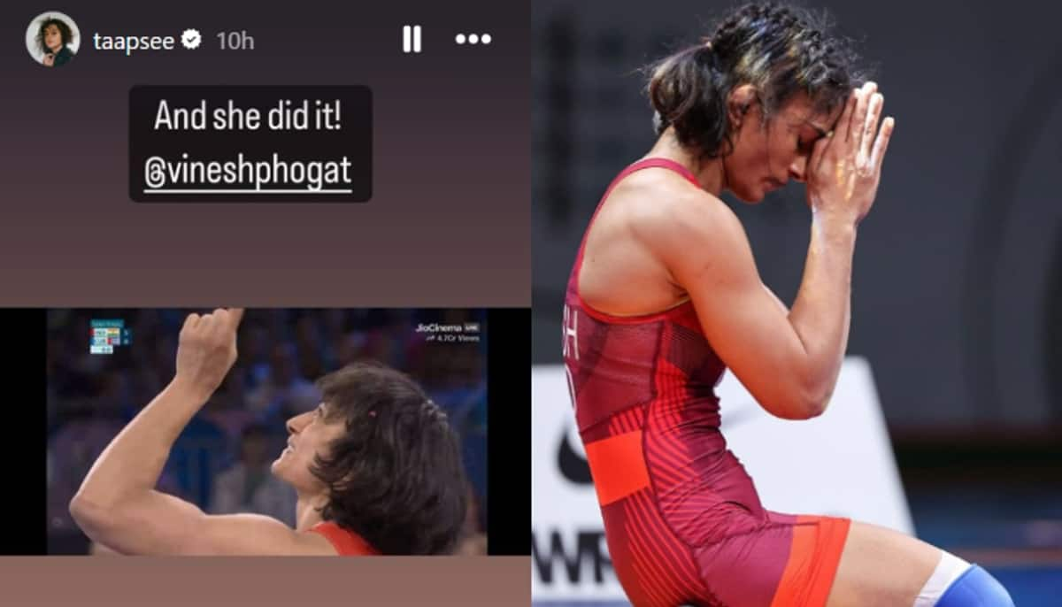 Rajkummar Rao, Taapsee Pannu and others celebrate Vinesh Phogat's Olympic semi-final win; Read on ATG