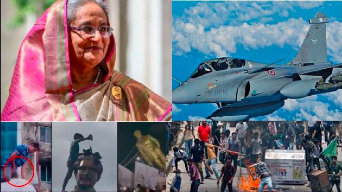 Bangladesh riots Sheikh Hasina came to India in defense of Rafale Awami League party leaders activists killed across the country after Hasinas resignation akb