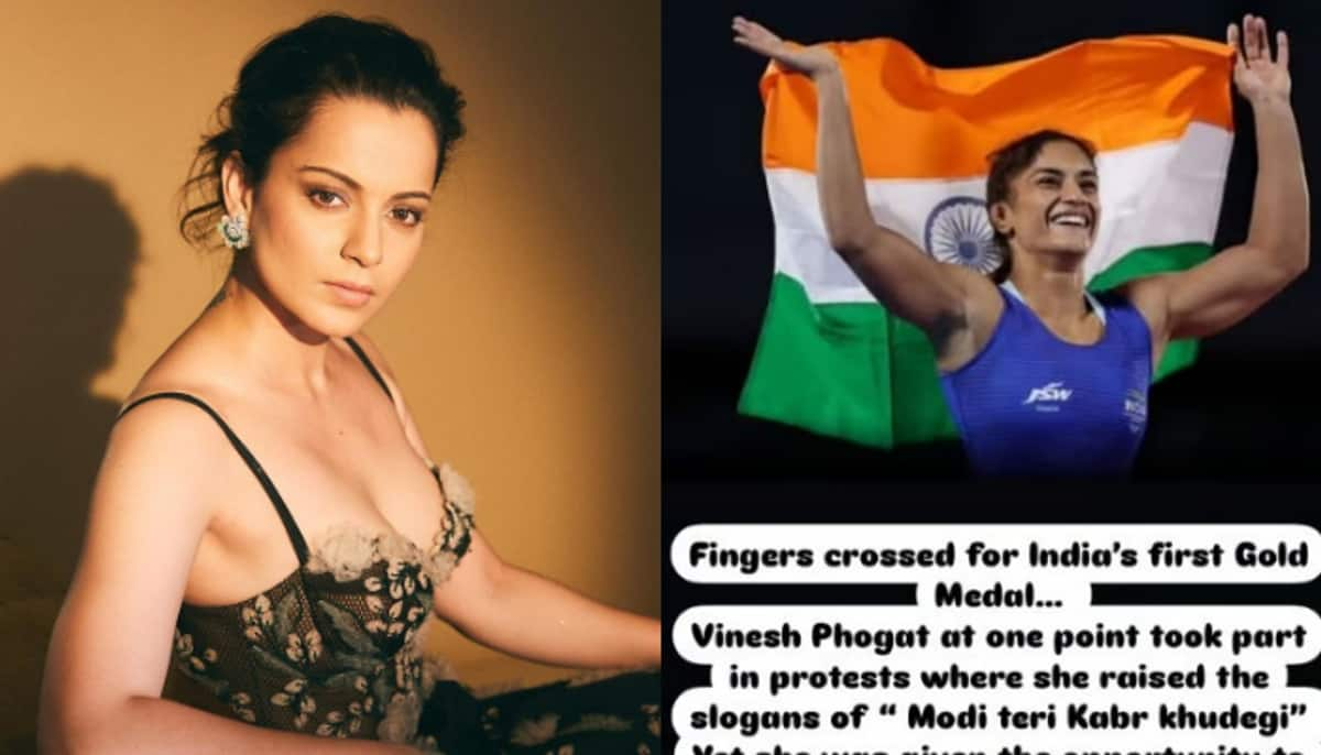 Paris Olympics 2024: Kangana Ranaut takes a dig at Vinesh Phogat's win, 'Given opportunity despite protesting'