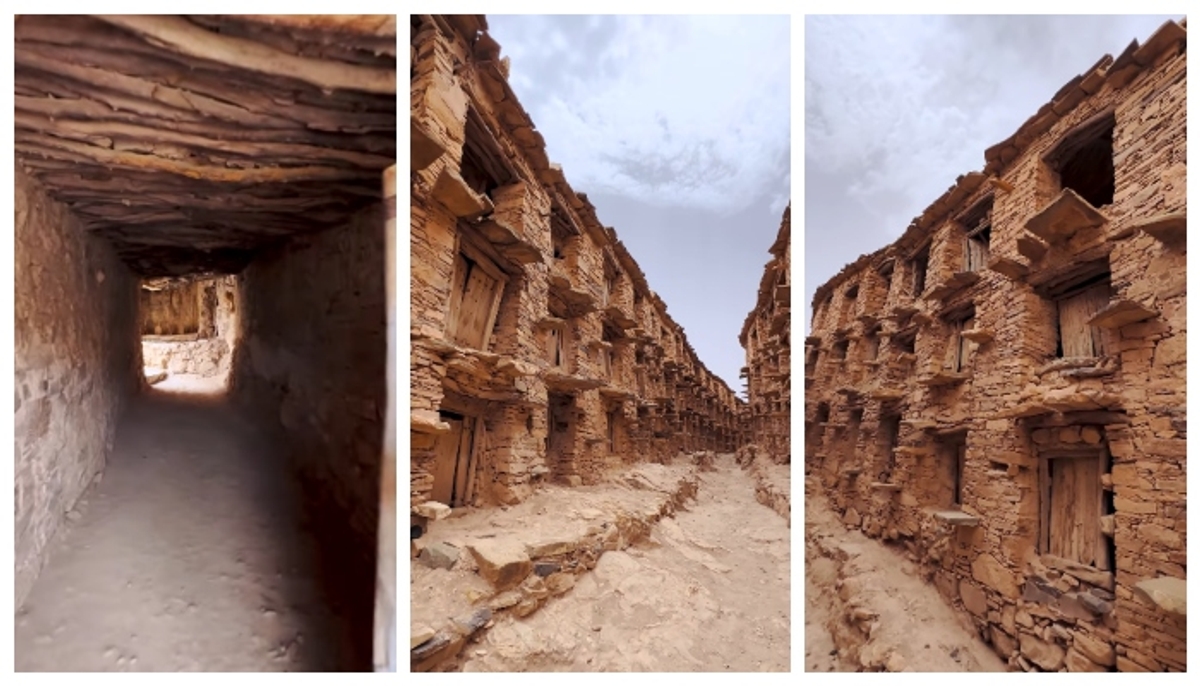 video of the Berber tribe where grain and seeds were stored has gone viral