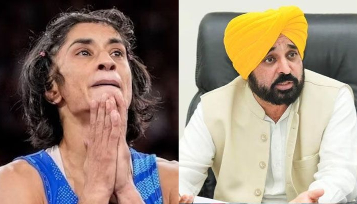 Did the officials go to Paris for a day off? Punjab Chief Minister Bhagwant Mann strongly criticized IOA on  Vinesh Phogat's disqualification in Paris Olympics 2024