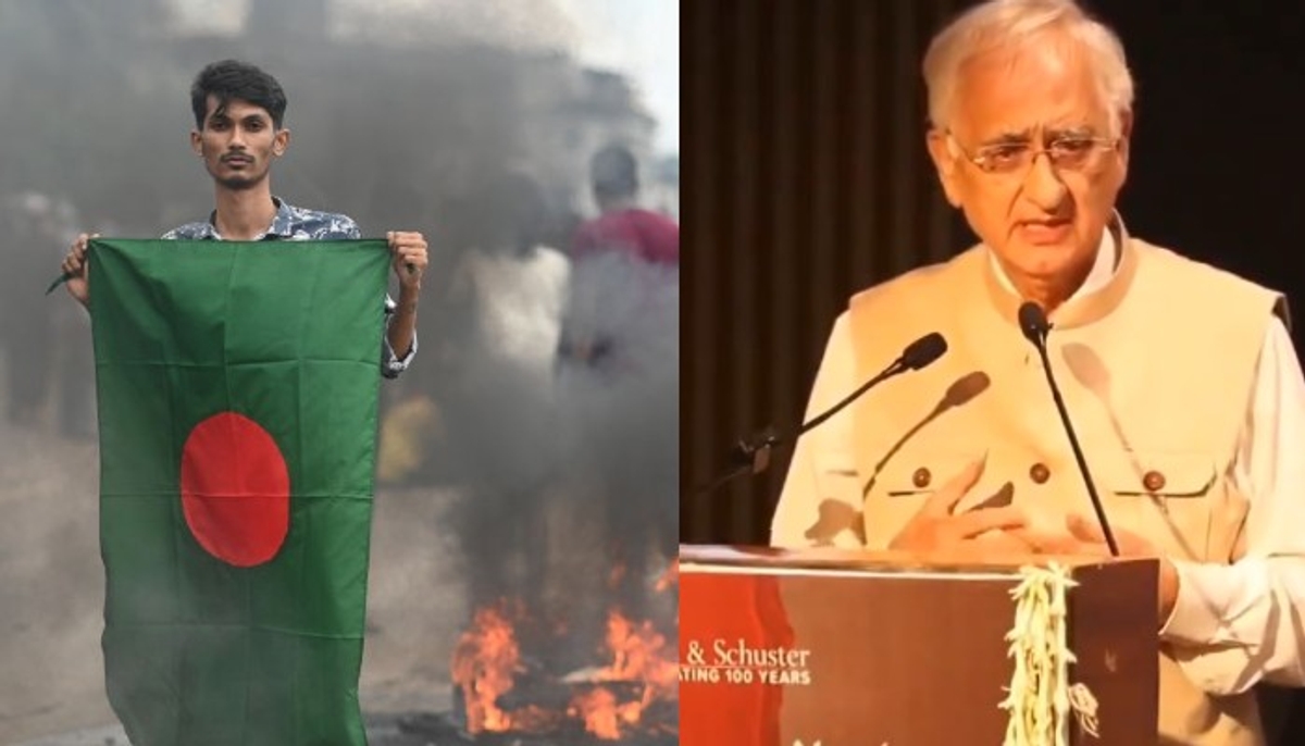 Can happen in India Salman Khurshid faces backlash over Bangladesh unrest remarks, sparks outrage (WATCH) snt