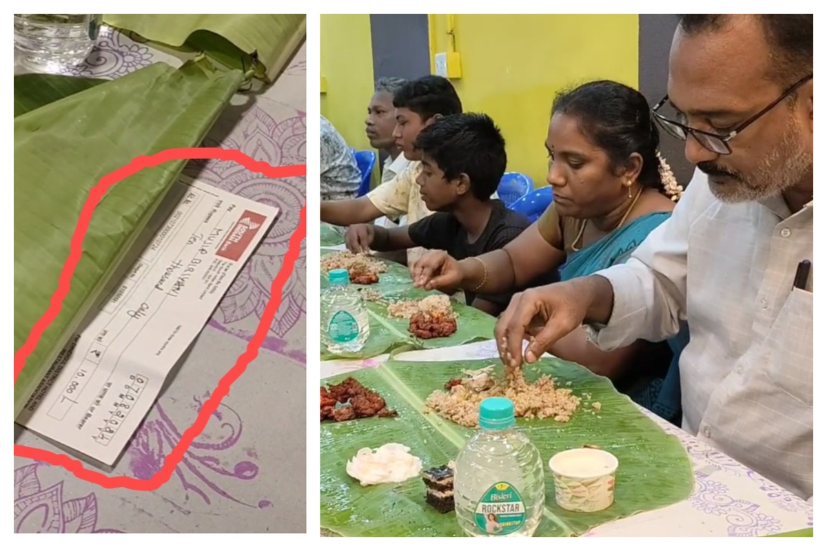 A private restaurant in Dindigul collected money from the landslide victims in the traditional way vel