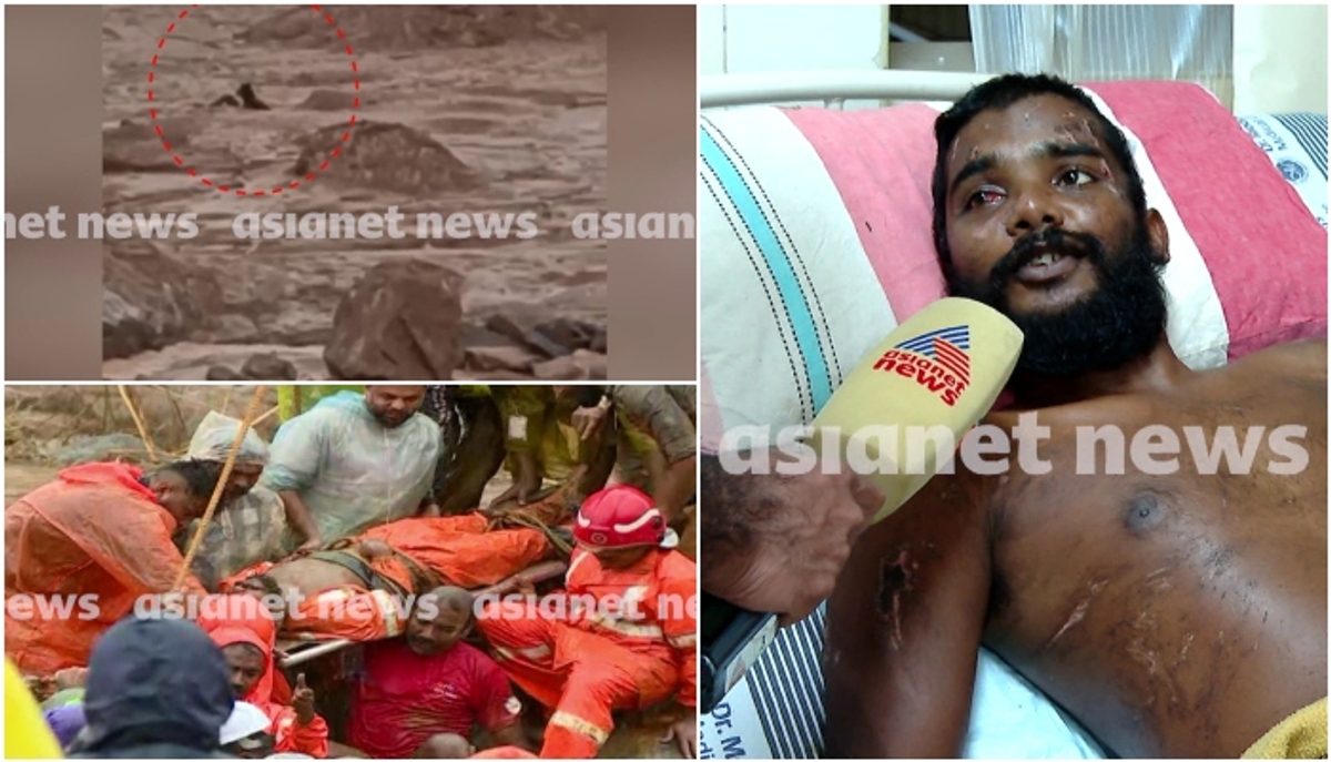 arun symbol of survivor of wayanad landslide  who rescued from the landslide mud back to life