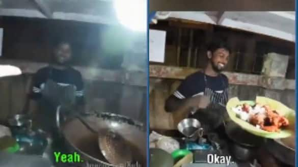 American vlogger catches phd scholar selling chicken kebab street food in chennai ckm