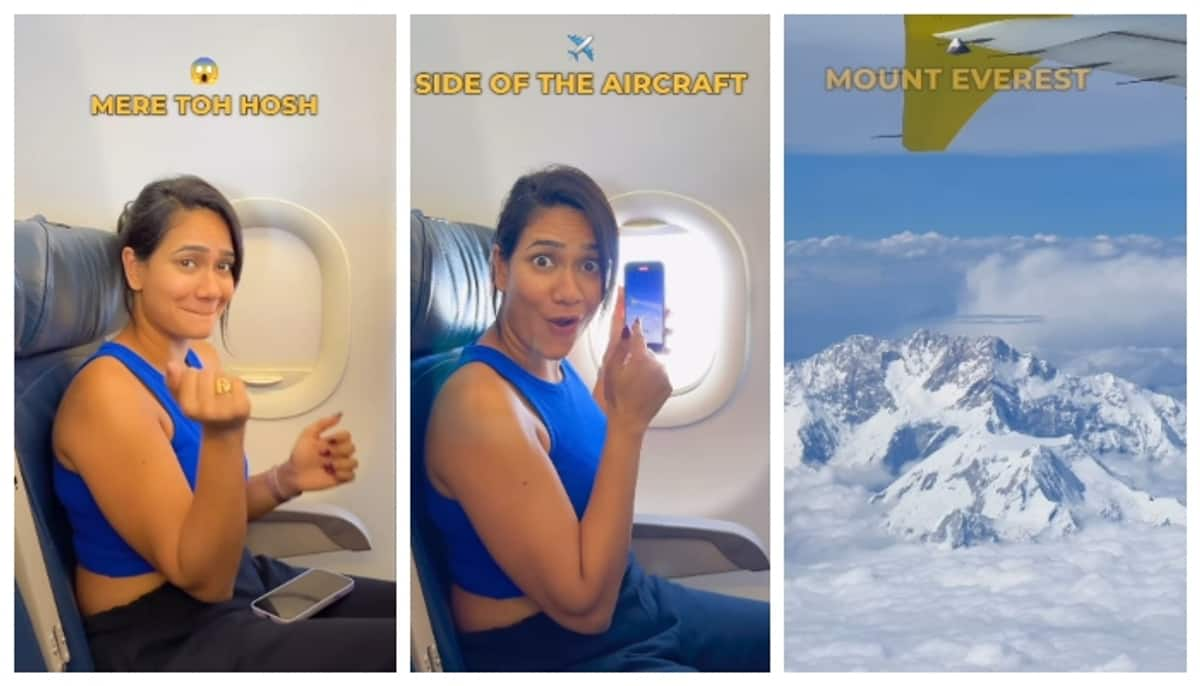 video of Mount Everest from inside the plane has gone viral