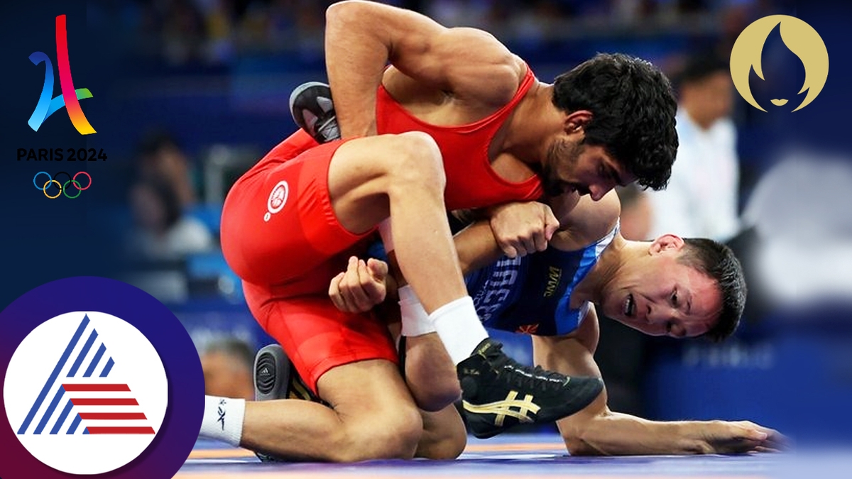 Paris Olympics 2024 Aman Sehrawat beats Zelimkhan goes through semifinal in 57kg FS kvn