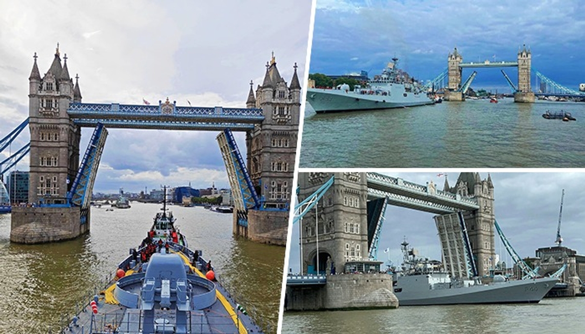 INS Tabar in London for 4-day visit to participate in maritime partnership exercise with Royal Navy gcw