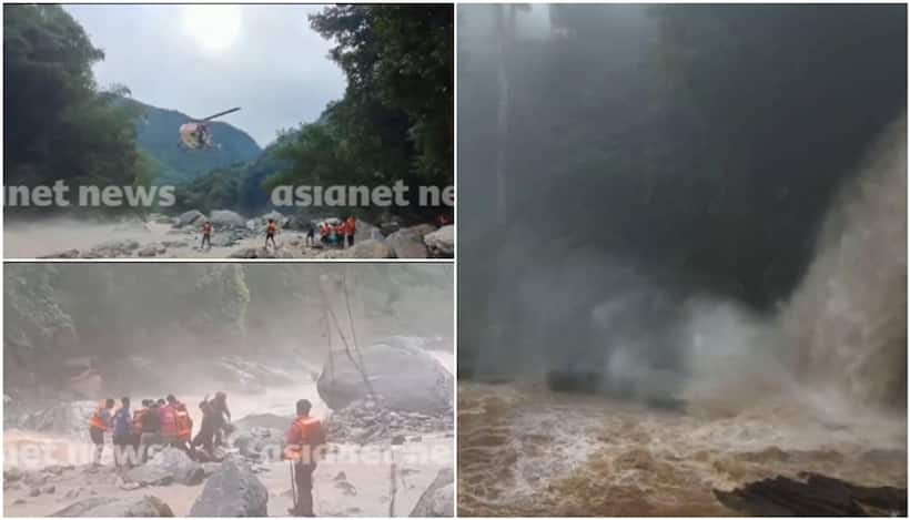 Wayanad landslides: Four bodies recovered from Soochippara-Kanthanpara area, search ops continue